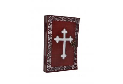 Vintage Genuine New Design Cut Work Leather Embossed Celtic Cross Journal Notebook Diary